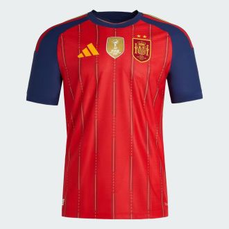 World Cup Champion 2026/27 Spain 1:1 Quality Home Red Fans Soccer Jersey （2 Stars 2星带胸前世界杯）