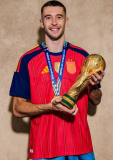 World Cup Champion 2026/27 Spain 1:1 Quality Home Red Fans Soccer Jersey （2 Stars 2星带胸前世界杯）