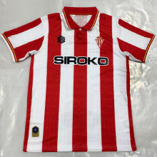 2026/27 Gijon Home Red White Fans Soccer Jersey 希洪竞技