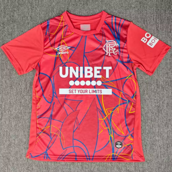 2026/27 Glasgow Rangers Red Goalkeeper Fans Soccer Jersey