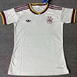 2026/27 Spain Away White Women Soccer Jersey 女 （2 Stars 2星）