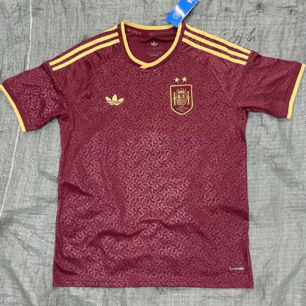 2026/27 Spain Third Red Fans Soccer Jersey （2 Stars 2星）