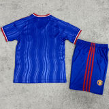 2026/27 M Utd Away Blue Kids Soccer Jersey