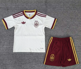 2026/27 Spain Away Kids Soccer Jersey （2 Stars 2星）