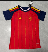 2026/27 Spain Home Red Women Soccer Jersey  （2 Stars 2星）女