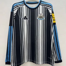 2026/27 Newcastle Home Fans Long Sleeve Soccer Jersey