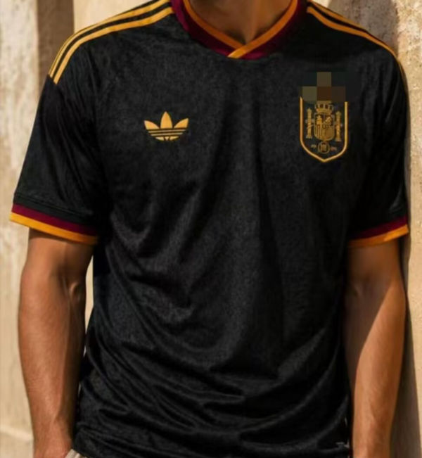 2026/27 Spain Black Fans Soccer Jersey （2 Stars 2星）