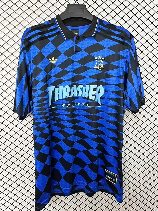 2026/27 Argentina Blue Black Joint Edition Training shirts