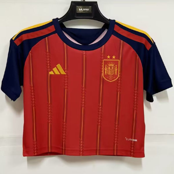 2026/27 Spain Home Red Women Soccer Jersey 女（2 Stars 2星）