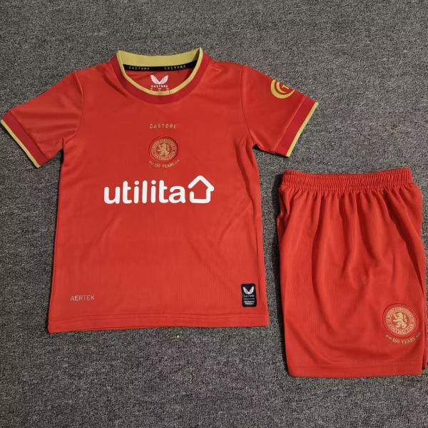 2026/27 Middlesbrough Home Red Kids Soccer Jersey