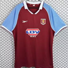 1998/1999 Aston Villa Home Retro Soccer Jersey