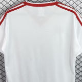 1986 Poland Home White Retro Soccer Jersey