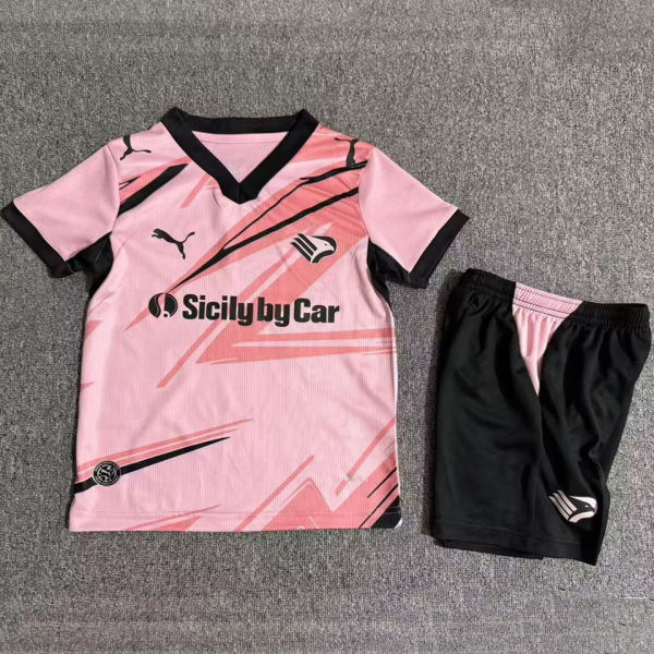 2026/27 Palermo Home Pink Kids Soccer Jersey
