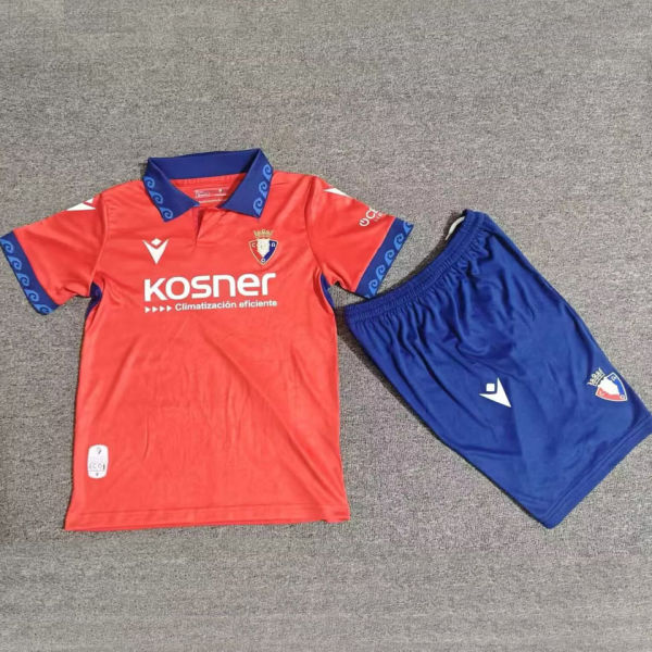 2026/27 Osasuna Home Red Kids Soccer Jersey