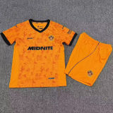 2026/27 Wolves Home Yellow Kids Soccer Jersey