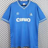 1984/1985 Napoli Home Blue Retro Soccer Jersey