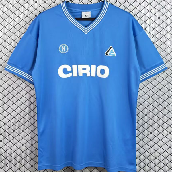 1984/1985 Napoli Home Blue Retro Soccer Jersey