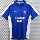 1999/2001 Ipswich Town Home Blue Retro Soccer Jersey