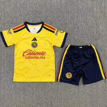 2026/27 Club America Home Yellow Kids Soccer Jersey