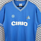 1984/1985 Napoli Home Blue Retro Soccer Jersey