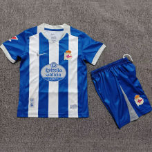 2026/27 Deportivo La Coruna Home Kids Soccer Jersey