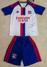 2026/27 Lyon Home White Kids Soccer Jersey