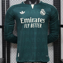 2026/27 RM Away Green Long SleevesPlayer Version Soccer Jersey