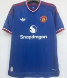2026/27 M Utd Away Blue Player Version Soccer Jersey