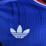 2026/27 M Utd Away Blue Player Version Soccer Jersey