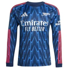 2025/26 ARS Away Blue Fans Long Sleeve Soccer Jersey