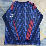 2025/26 ARS Away Blue Fans Long Sleeve Soccer Jersey