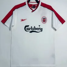 1998/1999 LFC Away White Retro Soccer Jersey