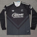 2026/27 Club America Away Black Fans Long Sleeve Soccer Jersey