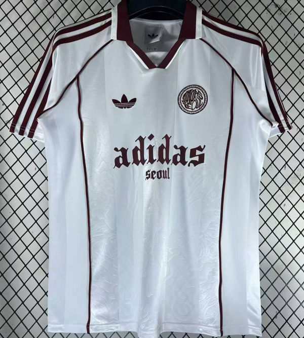 2026/27 AD White Retro Style Fans Soccer Jersey