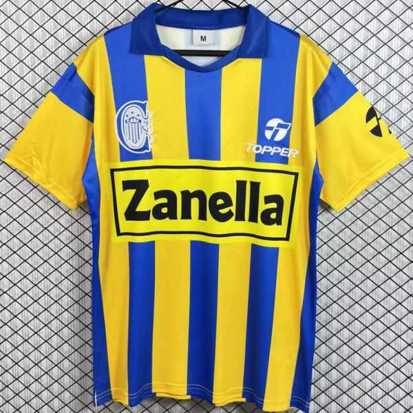 1986/1987 Rosario Central Home Retro Fans Soccer Jersey 罗萨里奥