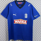 2008/2009 Lech Poznań Home Blue Retro Soccer Jersey