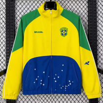 2026/27 Brazil  Yellow Green Blue Windbreaker