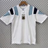 2026/27 Argentina White Cotton Retro Style T-shirt