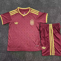 2026/27 Spain Third Red Kids Soccer Jersey （2 Stars 2星）