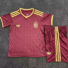 2026/27 Spain Third Red Kids Soccer Jersey （2 Stars 2星）
