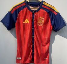2026/27 Spain Home Red Baseball T-Shirt