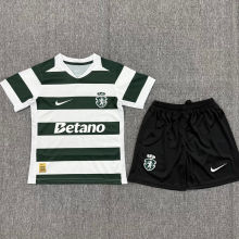 2026/27 Sporting Lisbon Home Kids Soccer Jersey 里斯本