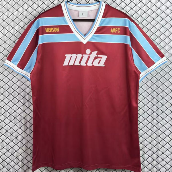 1985/1987 Aston Villa Home Retro Soccer Jersey