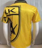 1994/1995 AEK Home Yellow Retro Soccer Jersey