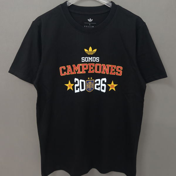 2026 Spain Champion Pure Cotton T-shirt