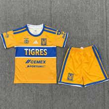 2026/27 Tigres Home Yellow Kids Soccer Jersey