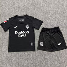 2026/27 Real Sociedad Away Black Kids Soccer Jersey