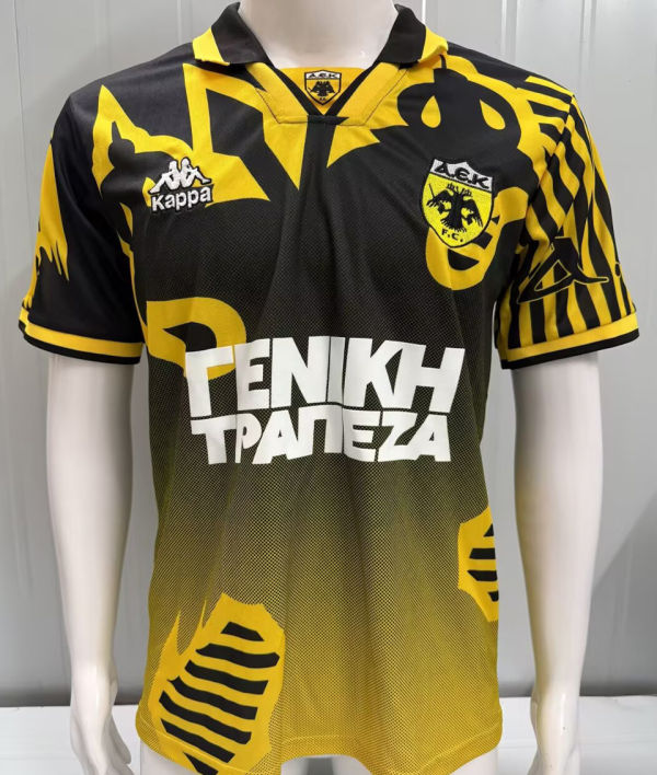 1997/1998 AEK Home Retro Soccer Jersey