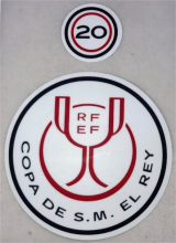COPA DES.M.EL REY(RFEF)+20 Patch 西甲国王杯单+20小字章   (You can buy it alone OR tell us which jersey to print it on. )