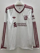 2026/27 LFC Away White Fans Long Sleeve Soccer Jersey